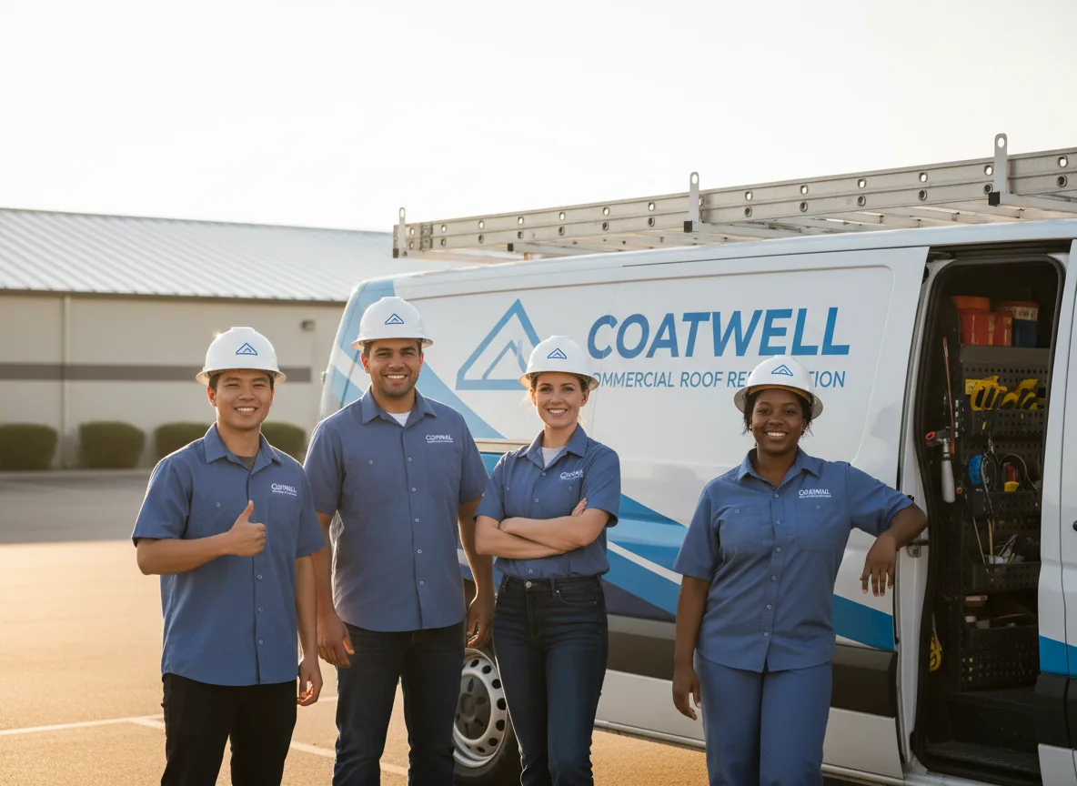 Commercial roof coating company in Corydon, IA